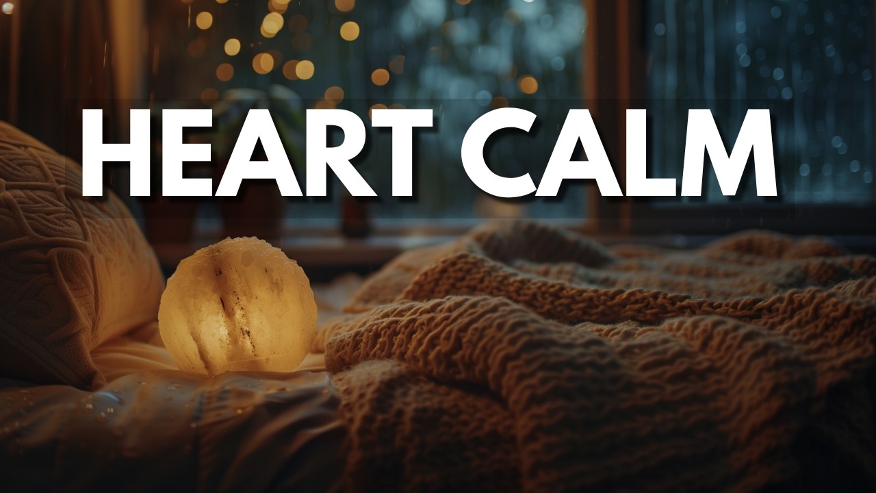 Calm Heart & Anxiety Relief: 432Hz Rain Sleep Music (Gradual Dark Screen)