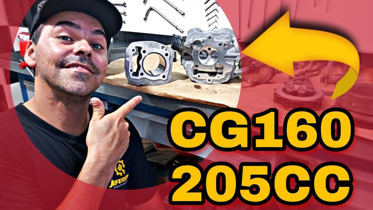 CG160 PREPARADA PARA 205CC
