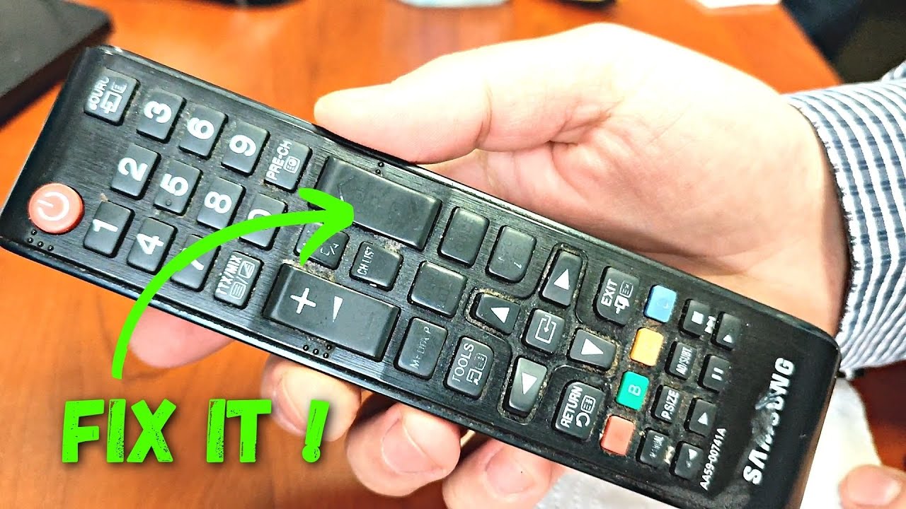 How to Clean TV Remote Control | How To Repair Remote Control Buttons That Don't Work