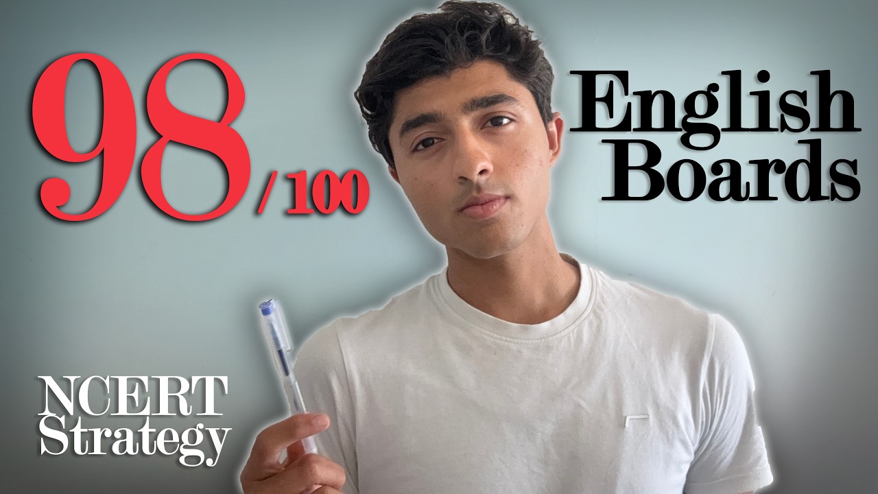 How I Scored 98/100 in English | CBSE Class 12 Boards 2026 (Advice Part 1)