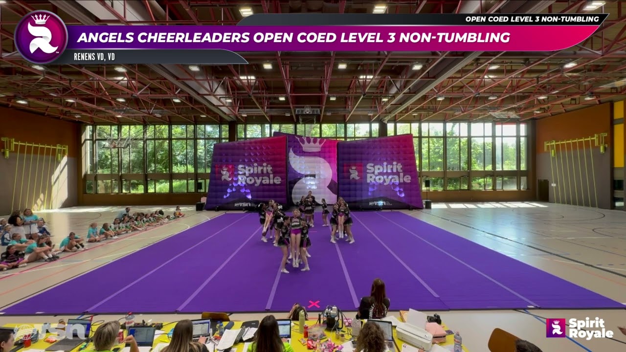 Angels Cheerleaders Open Coed Level 3 Non-Tumbling | Swiss Royale 2025