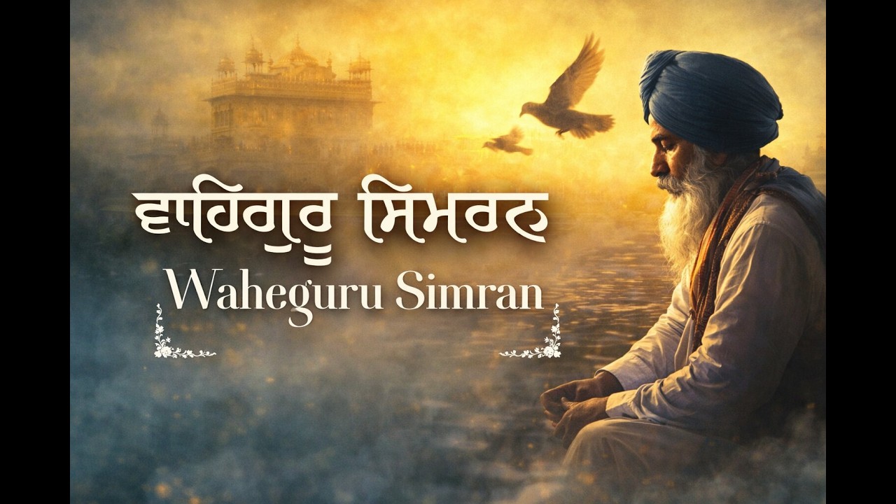 Waheguru Simran | 2 Hour Deep Meditation Chant | Peace & Positive Energy