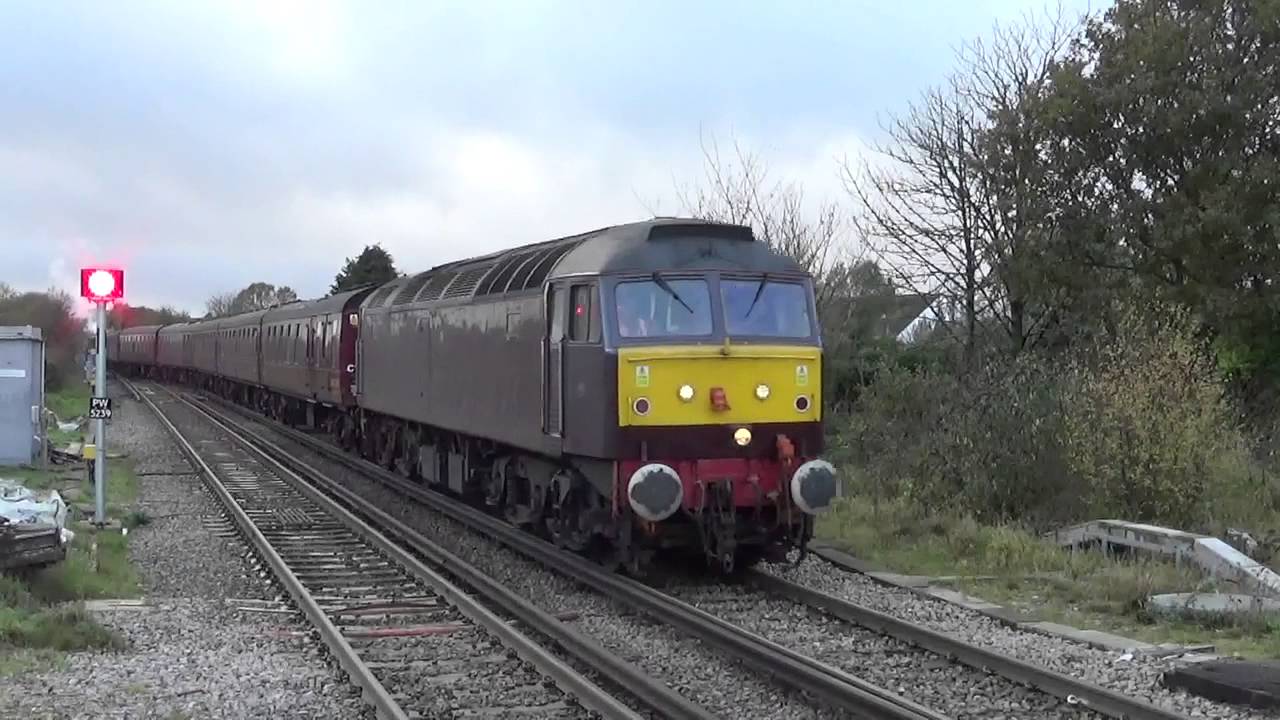 WCRC 47832 and LMS 5MT 45407 at Wareham (27/11/2015)