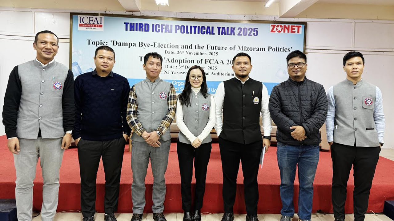 ICFAI POLITICAL TALK: DAMPA BYE ELECTION & MIZORAM POLITICS HMATHLIR