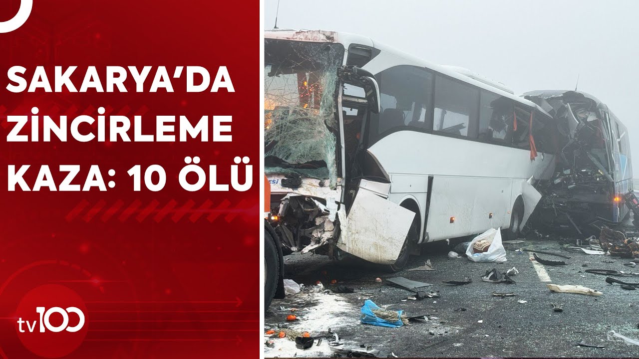 Kuzey Marmara Otoyolu'nda Zincirleme Kaza: 10 Ölü, 57 Yaralı | TV100 Haber