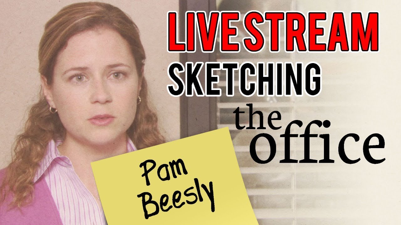 Live Stream - Caricaturing The Office - Pam Beesly