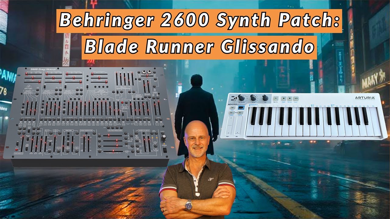 Behringer 2600 Synth: Vangelis Glissando with Voltage Processor & Arturia KeyStep
