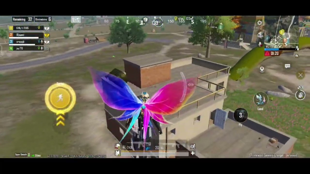 bgmi mobile 40 kill versus chicken dinner King zeus #bgmimobil #4okill