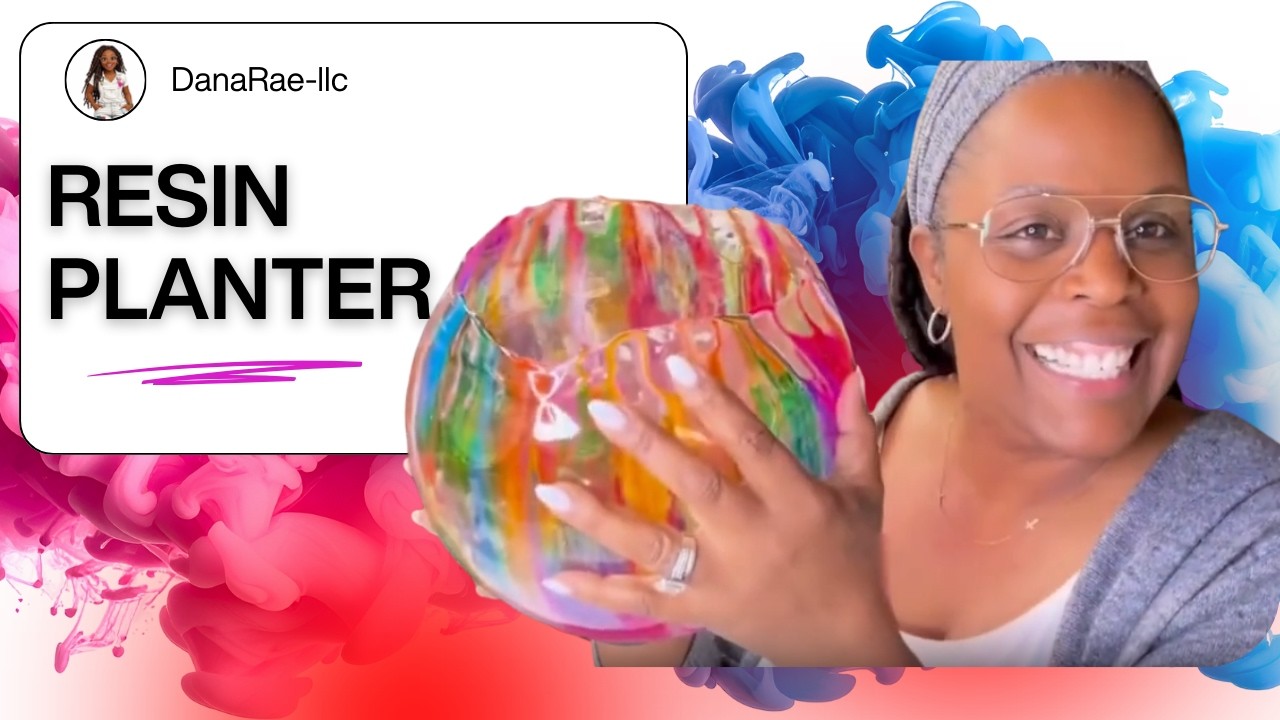 Resin Planter Using a Balloon