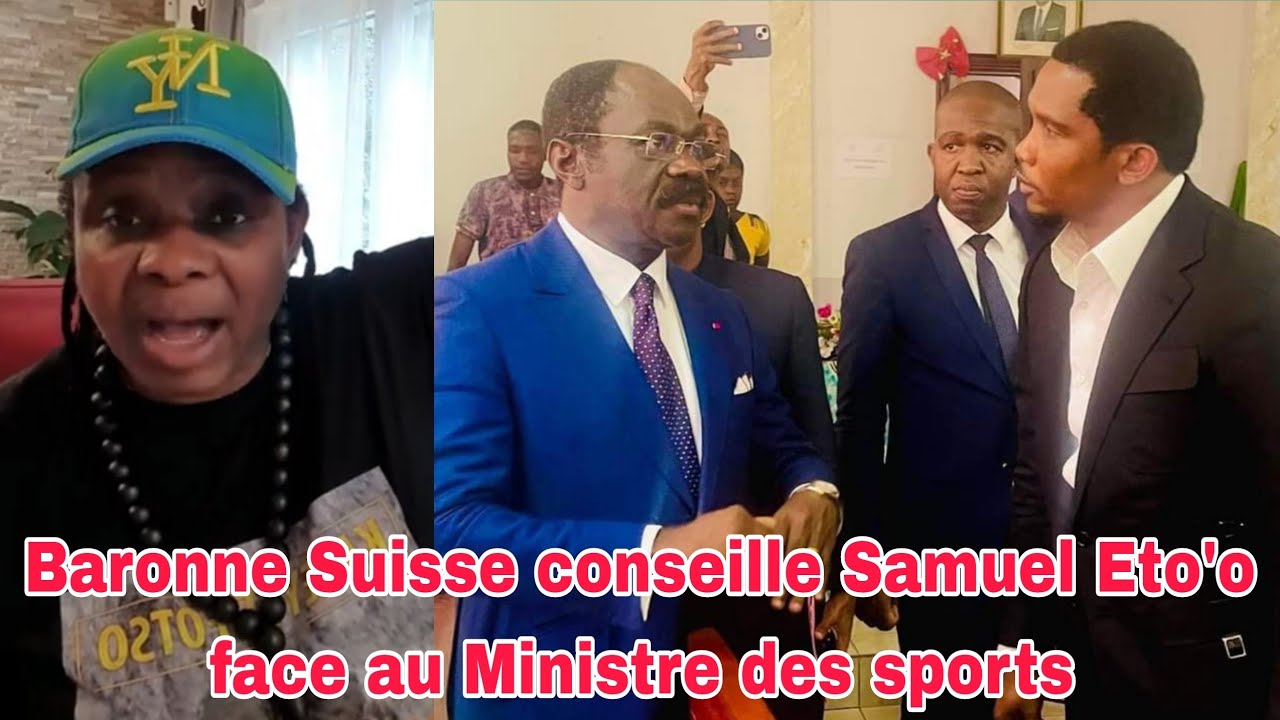 Baronne Suisse demande à Samuel Eto'o de démissionner pour son image sur l'affaire Marc Brys