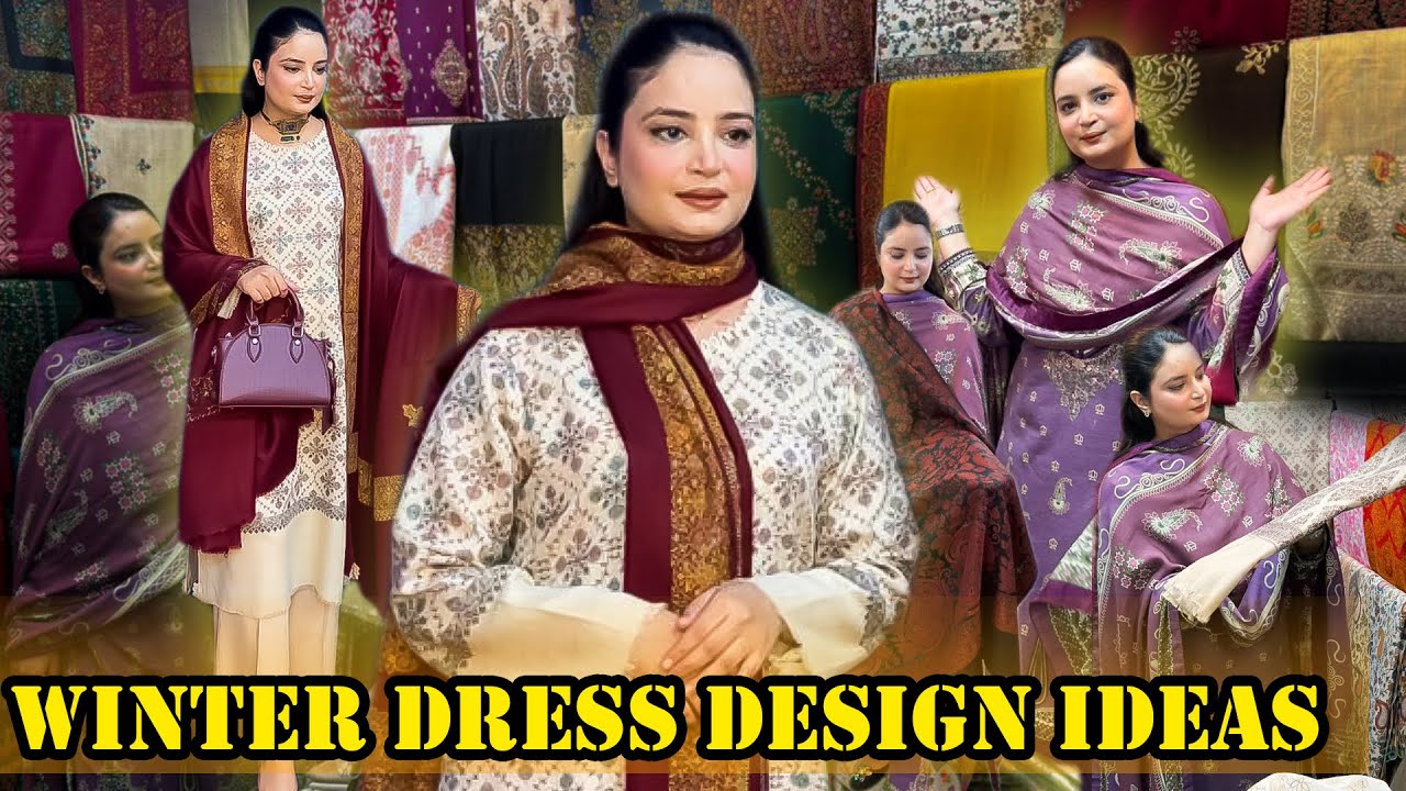 Handmade Winter Magic: Pashmina Shawl Dress DIY from Scratch 2025