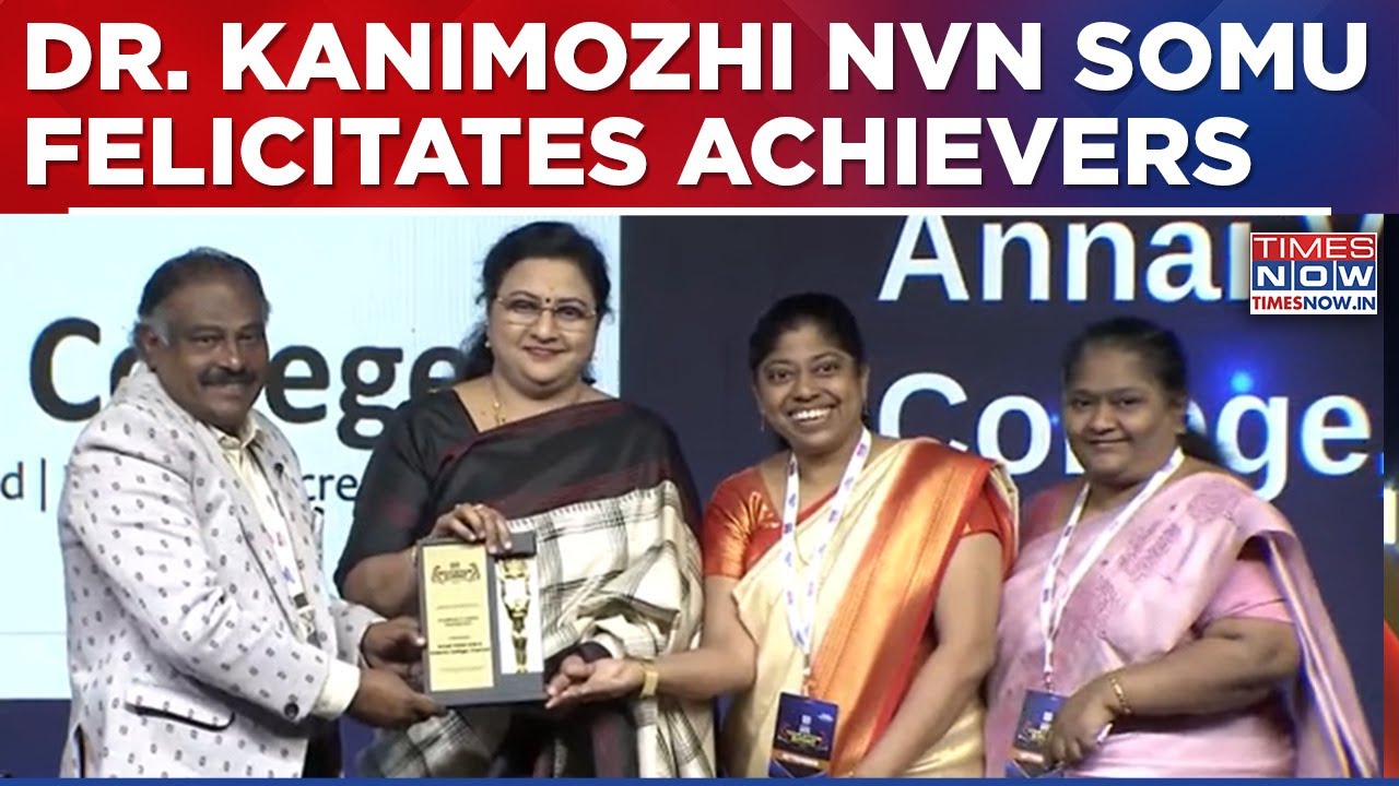 Dr. Kanimozhi NVN Somu Honours Achievers at TimesNow.in Education Summit 2026 &ndash; South Edition