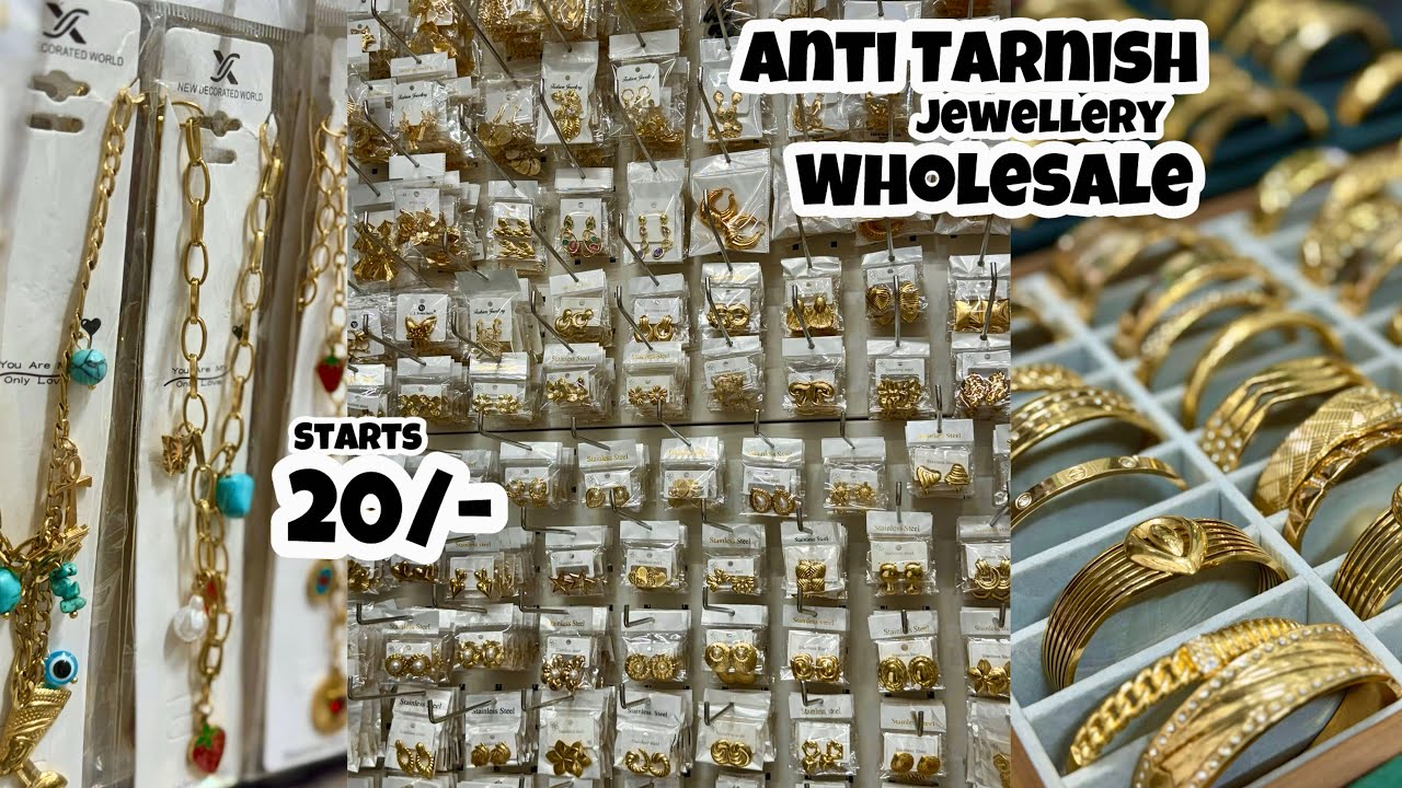 Anti Tarnish, Waterproof, Enemal, Brand’s Inspired Jewelry | Sadar Bazar Jewellery Wholesale Market 