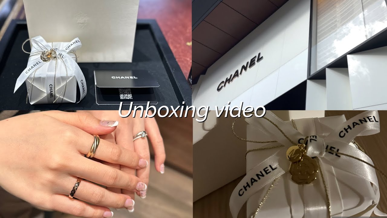 𝙟𝙚𝙬𝙚𝙡𝙧𝙮｜CHANEL 開封動画 💍🎗️｜ココクラッシュリング｜結婚記念日ギフト