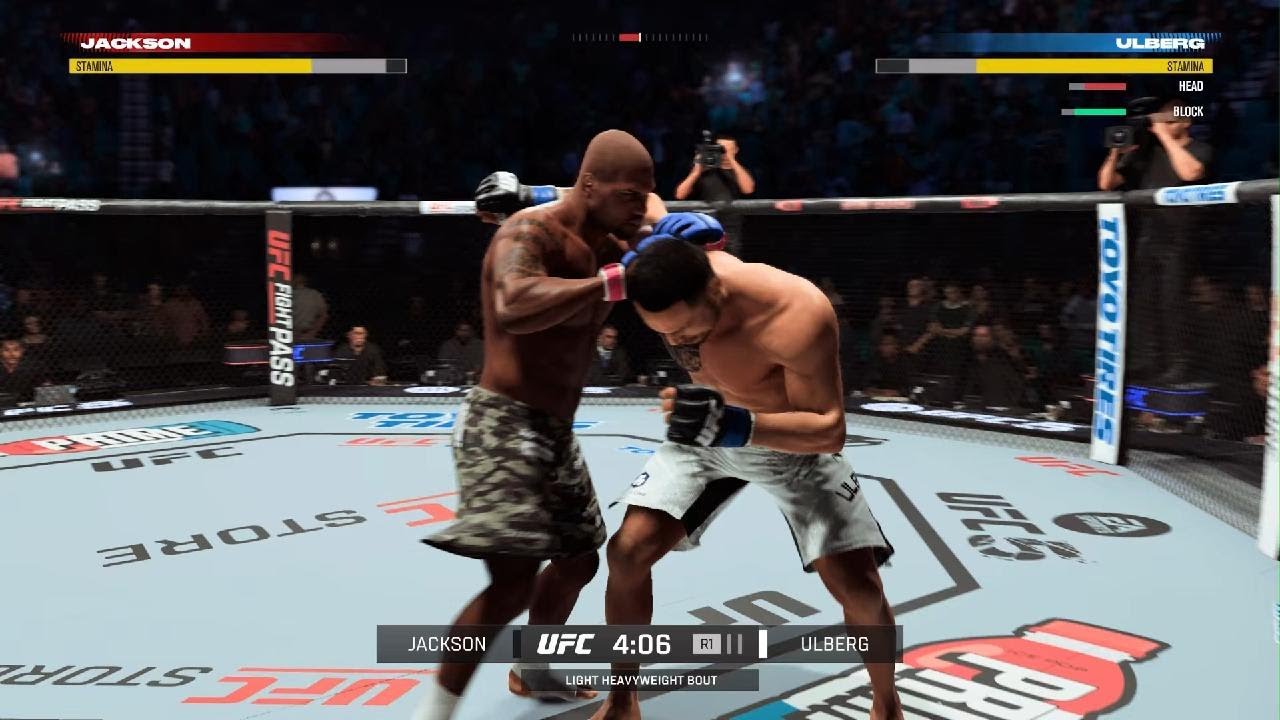 EA SPORTS UFC 5 For Rampage Jackson knocks The Rock out cold.