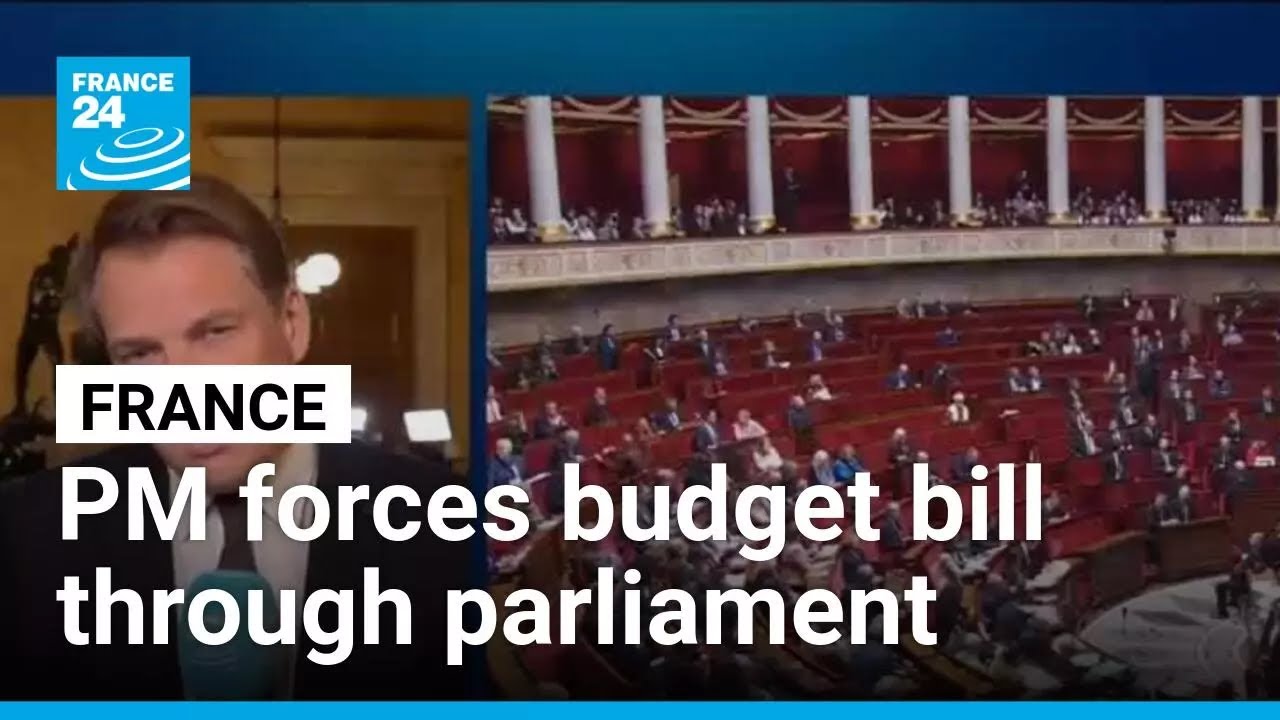 France's PM invokes Article 49.3 to force through budget bill • FRANCE 24 English