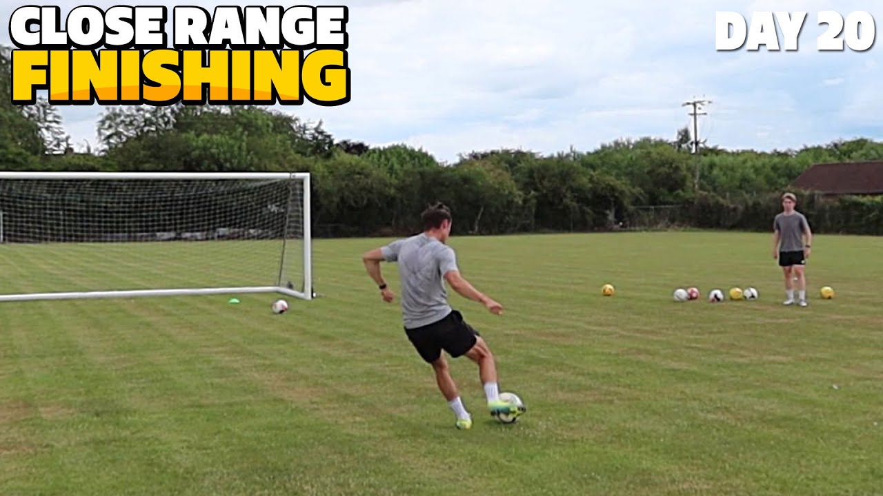 CLOSE RANGE FINISHING... (DAY IN THE LIFE OF A FOOTBALLER) | EP.20