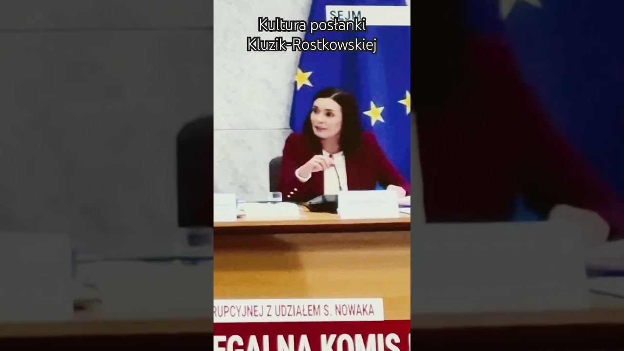 Cyrk z plakatami afery Polnordu Giertycha i Krauze na Komisji ds Pegasusa #shorts #politics #poland