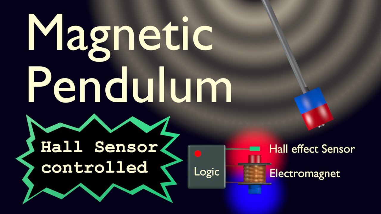 Magnetic Pendulum ( Hall sensor controlled )