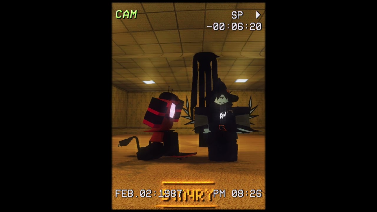 Backrooms Jumpstyle but with Forsaken Admin Characters 🔥| FALL FROM THE SKY #roblox #edit #forsaken