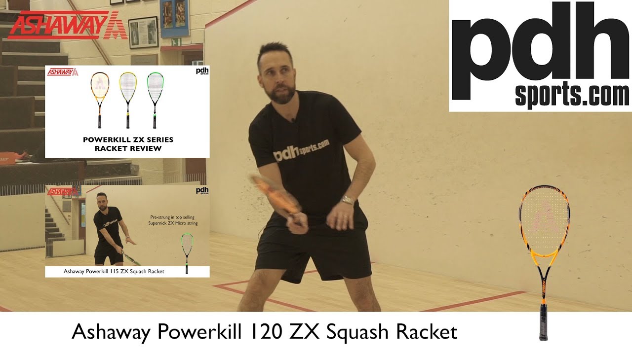 Ashaway Powerkill ZX Series squash racket reviews by PDHSports.com
