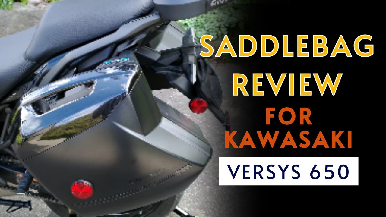 KQR 28 Litre Hard Saddlebags on 2023 Kawasaki Versys 650