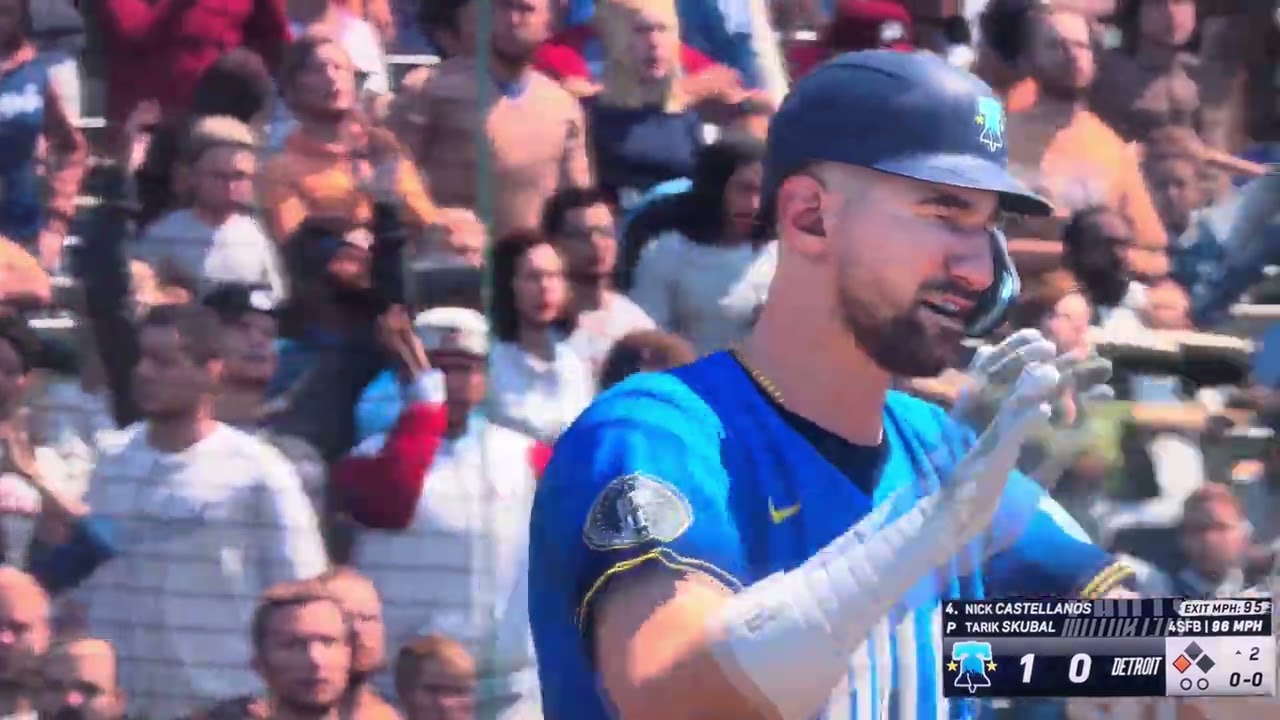 Phillies vs Tigers MLB the show 24 full game 1 Inning game St. Patrick’s Day special ￼￼
