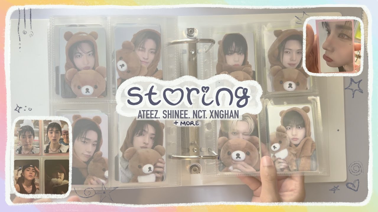 storing kpop photocards #23 | ateez, xnghan, nct, shinee + more
