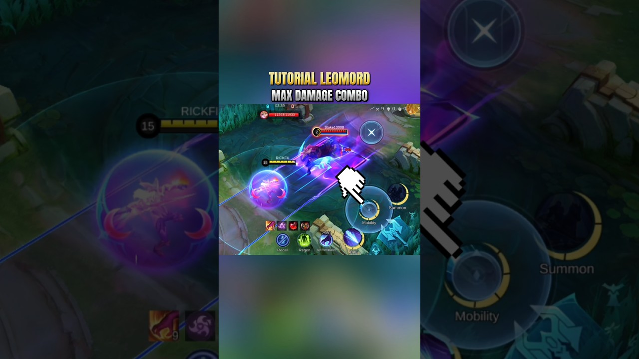 Tutorial Leomord Mobile Legends | Best Combo 