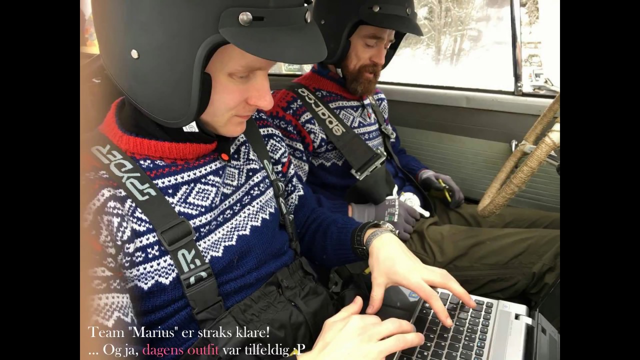 Isbanekjøring med 