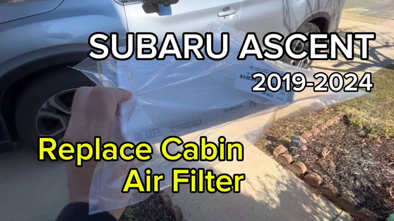 SUBARU ASCENT - How to Replace the Cabin Air Filter | 2019-2024