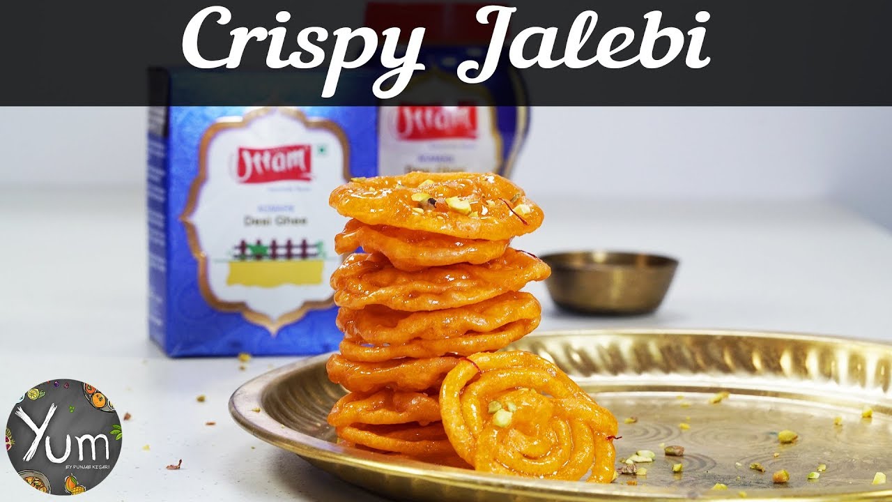 Crispy Jalebi | Crispy Jalebi Recipe | Homemade Crispy Jalebi