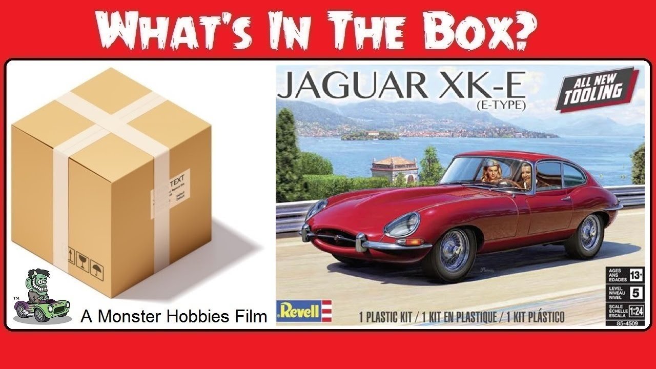 What's In the Box? - The 1961 Jaguar XK-E by Revell Germany - A Model Car Unboxing Video