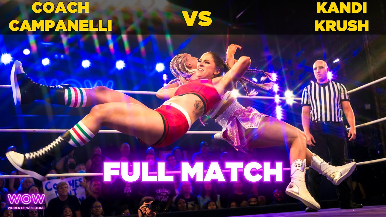Coach Campanelli vs Kandi Krush | WOW - Women Of Wrestling