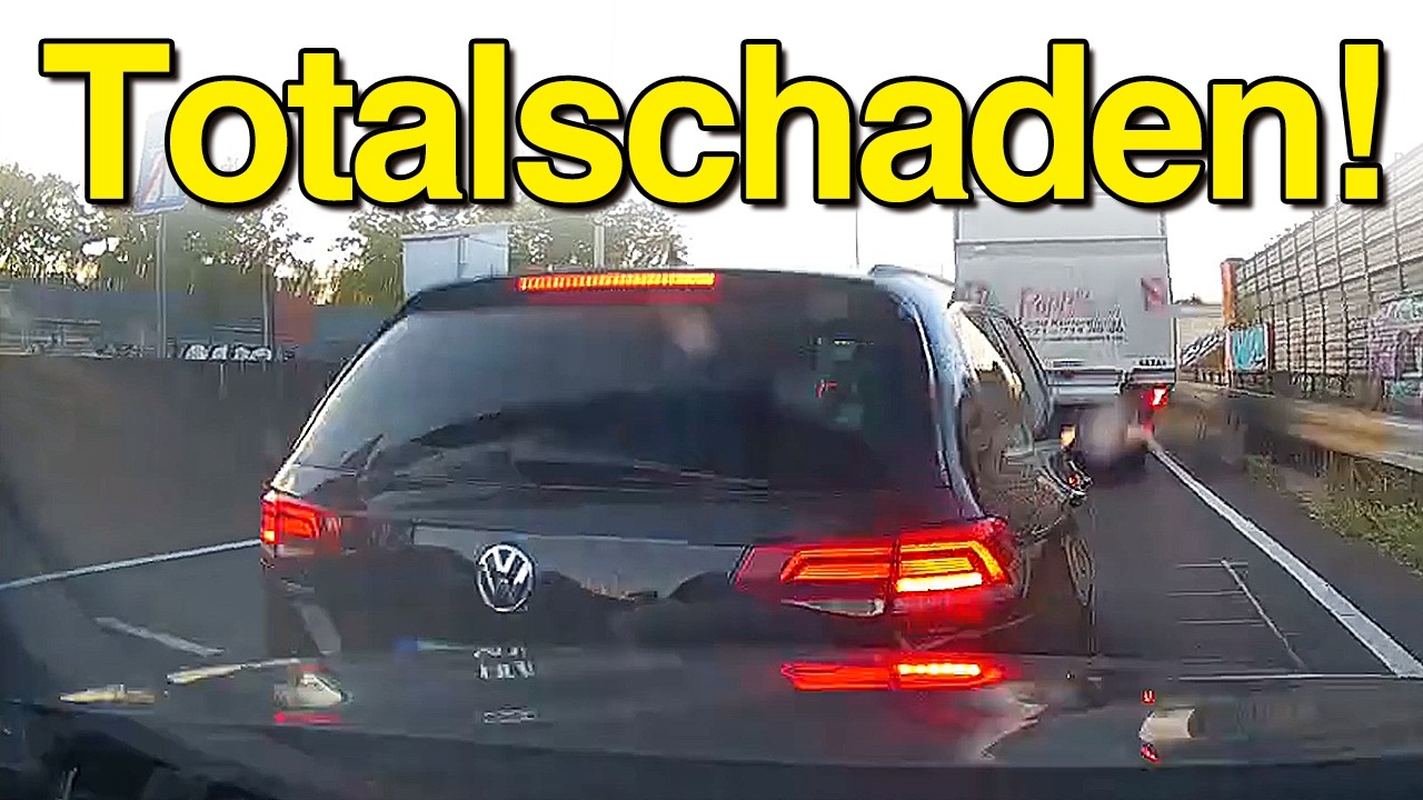 Totalschaden nach Unfall, Nötigung auf Autobahn und Autorennen | Dashcam Deutschland #201 | #germany