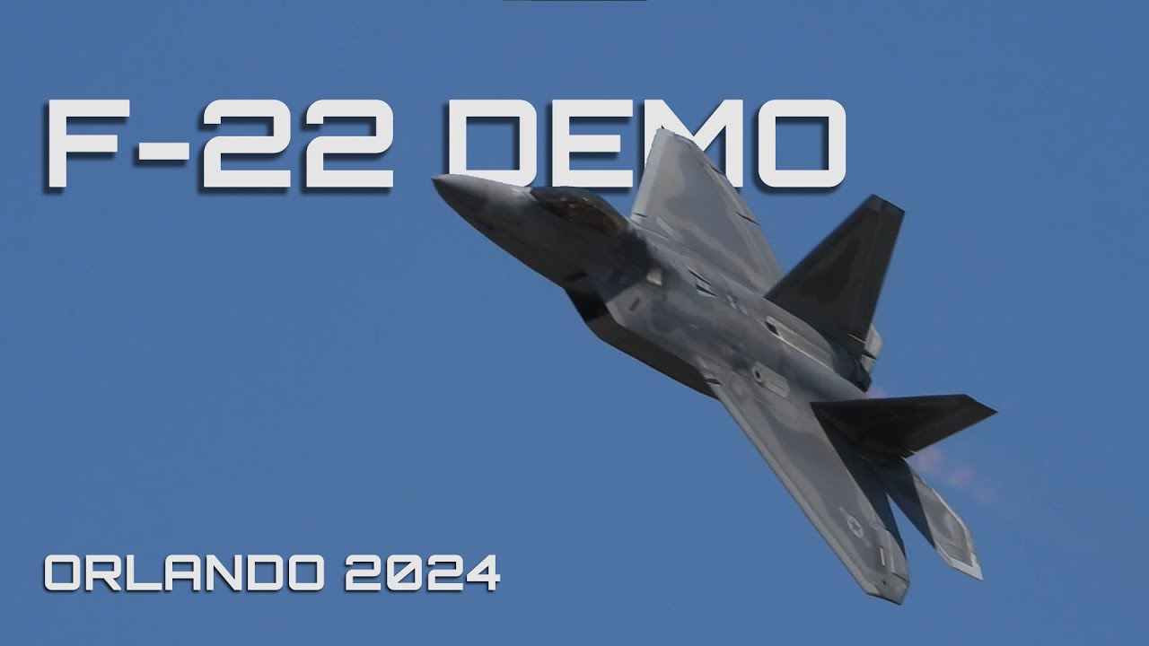 F-22 Raptor Demo | Orlando 2024