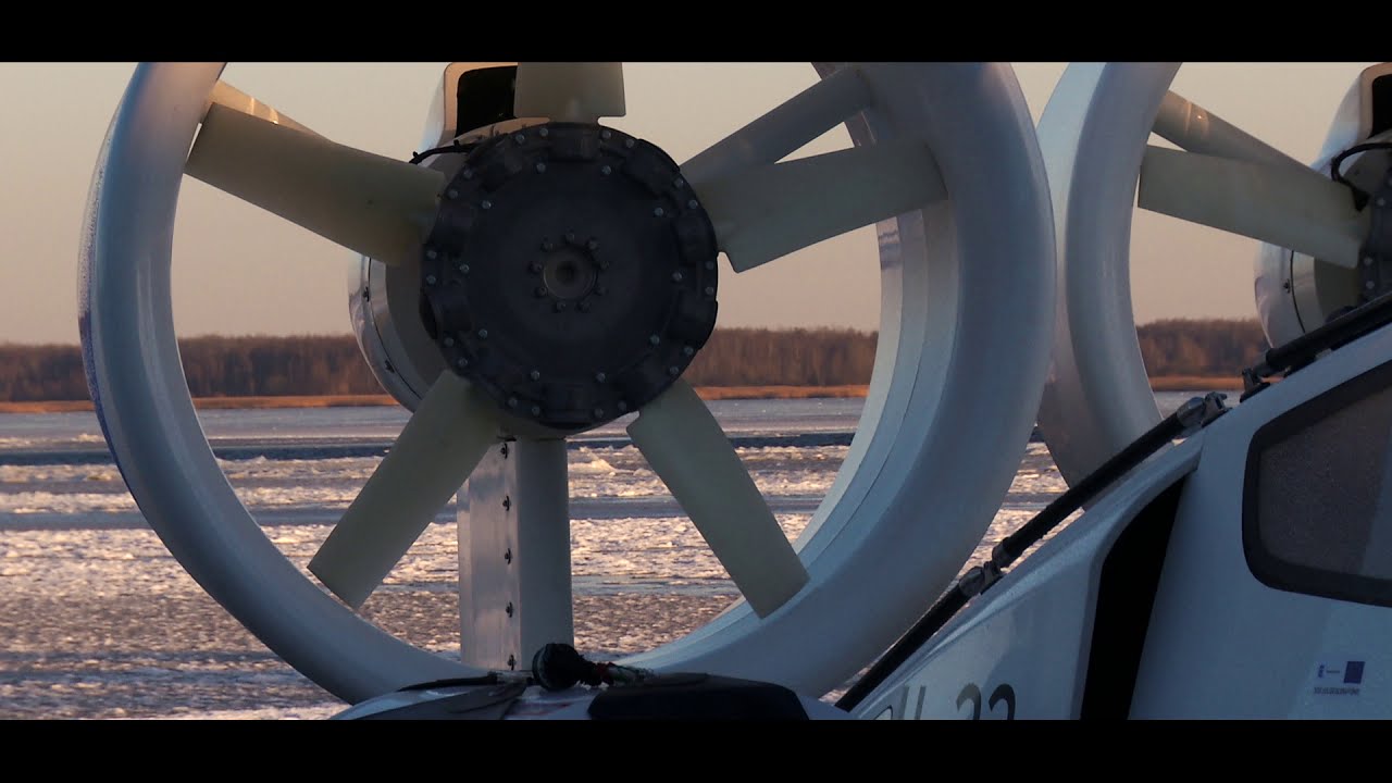 New hovercraft on lake Peipsi, Estonia