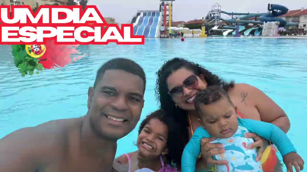 Um dia no parque aquático Leiria-Portugal | Aniversário da nossa filha.