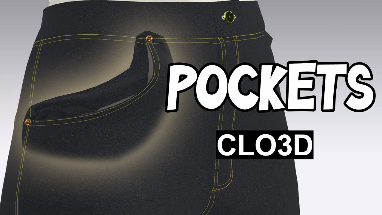 How to Make Pockets in CLO3D - Easy