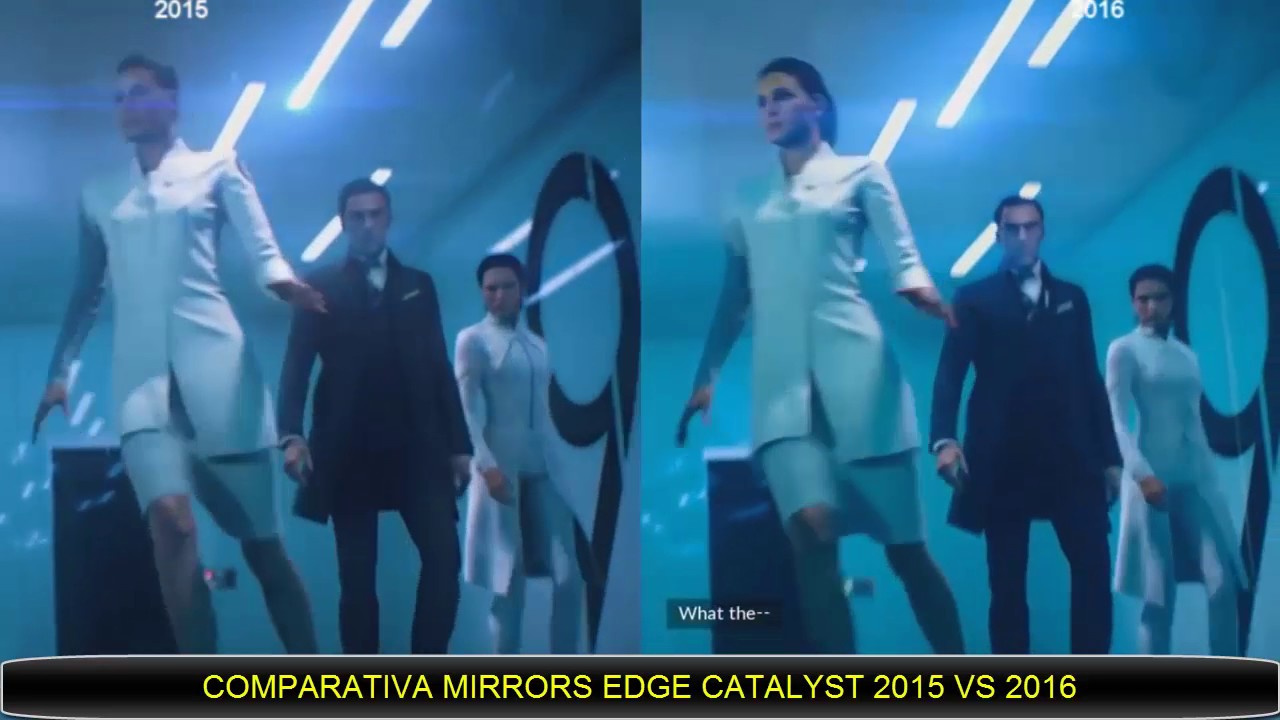 COMPARATIVA MIRRORS EDGE CATALYST 2015 VS 2016