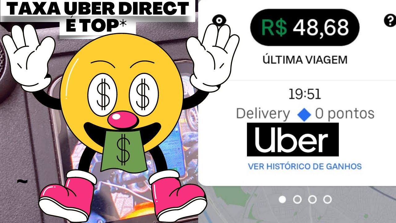 UBER DIRECT TEM A MELHOR TAXA DE ENTREGA 🤑