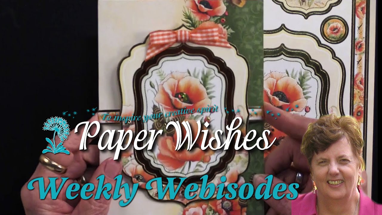 4 Lovely Card Ideas Using Pretty Poppies Collection by Hunkydory Crafts