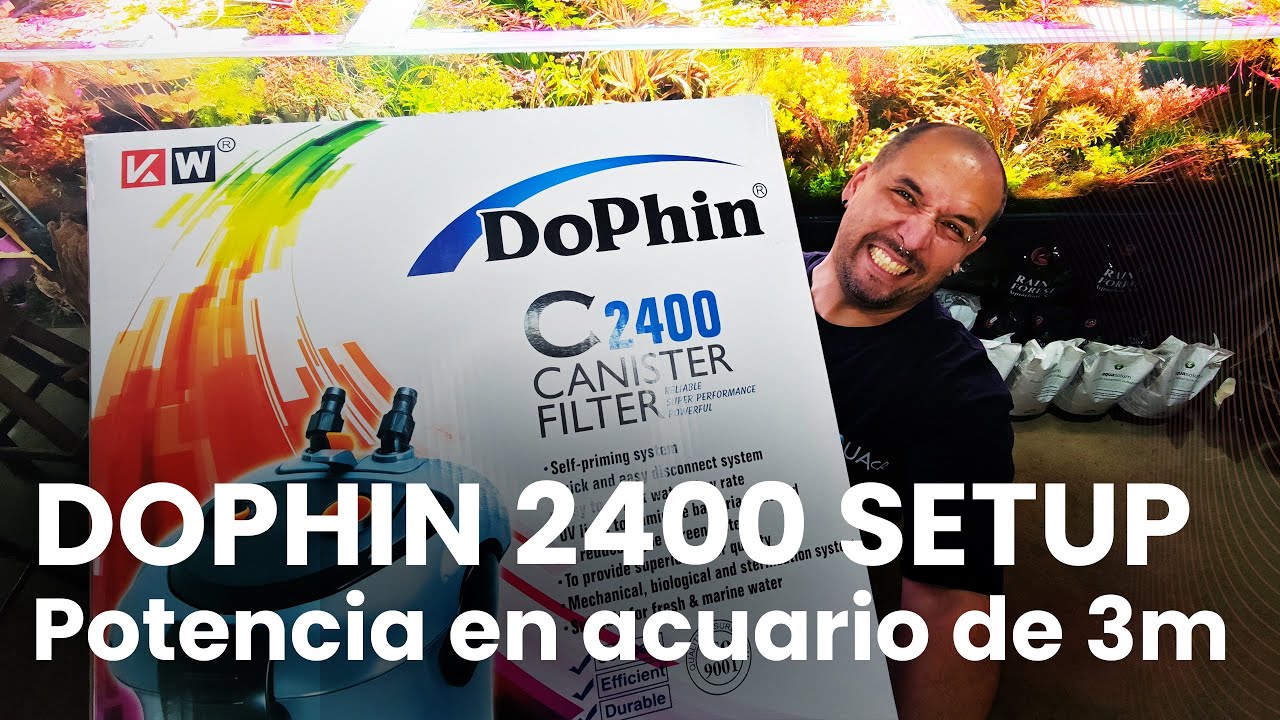 Unboxing e Instalación del Canister Dophin 2400 en Acuario Gigante