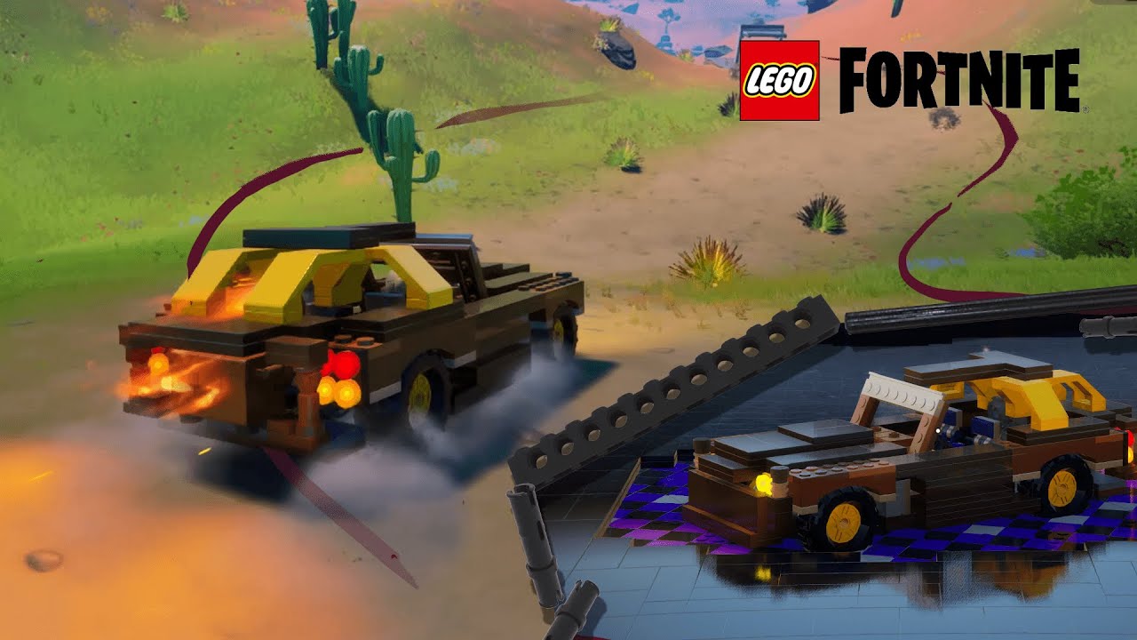Как собрать дрифт-кар Peak в LEGO Fortnite (бесплатные детали) | Recordkeeper's Rides, эпизод 2