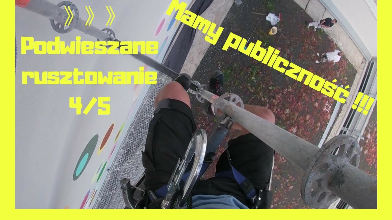 DEMONTAŻ PODWIESZANEGO RUSZTOWANIA. Film 4/5. LAYHER. ,,OD zera DO MONTERA''.