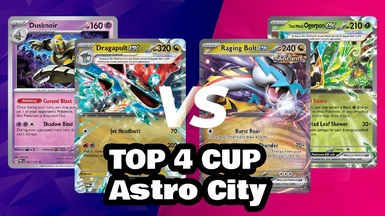 Duelo explosivo en el Top 4 ⚡🔥 | Raging Bolt ex vs Dragapult ex | Cup Pokémon TCG
