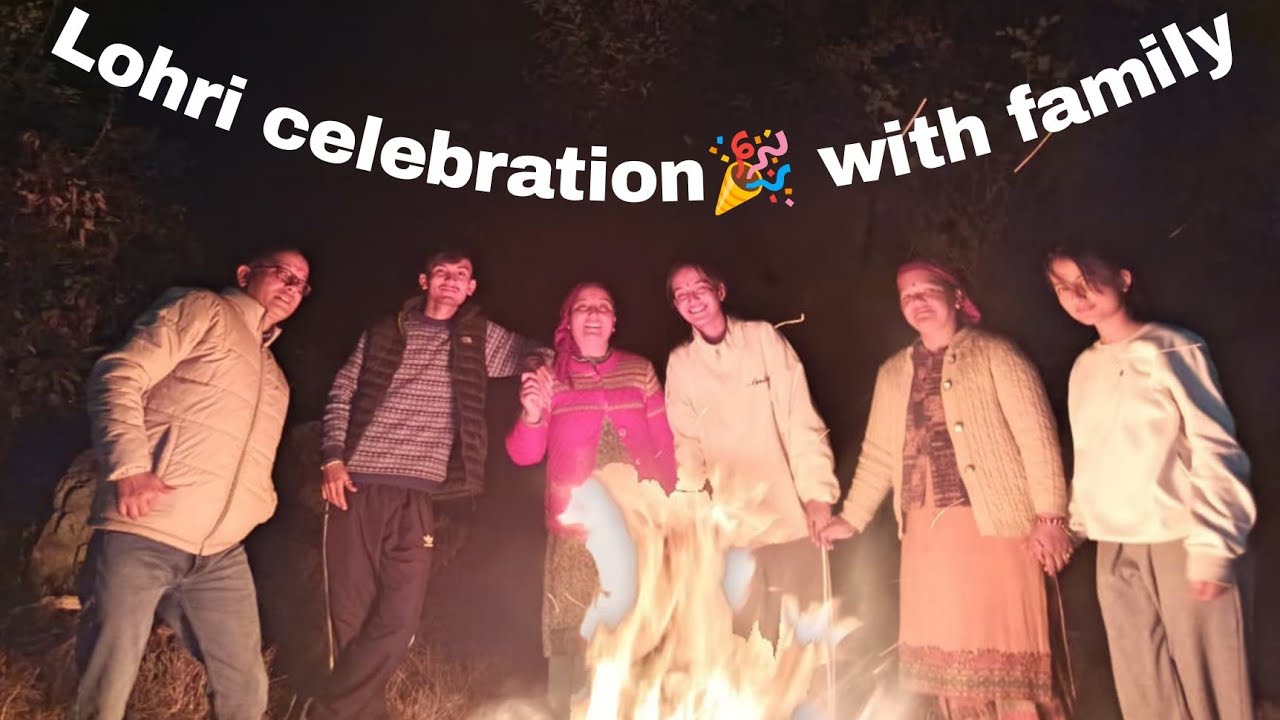 Lohri celebration with family 🔥🔥💫💫|| Shruti Thakur || Daily vlogs || 