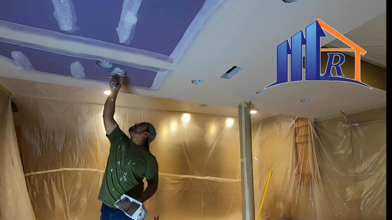 How to coat Finish without sanding and Texture Knock Down the same day, 3rd video