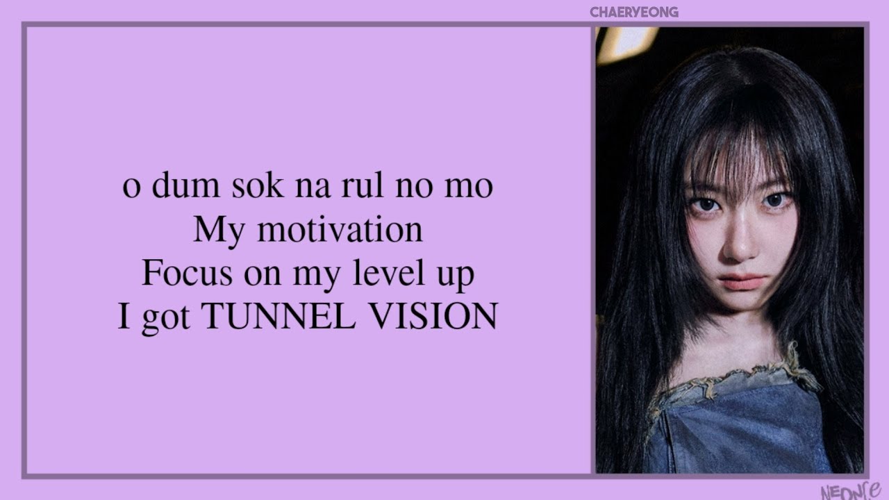 ITZY (있지) - TUNNEL VISION (Easy Lyrics)