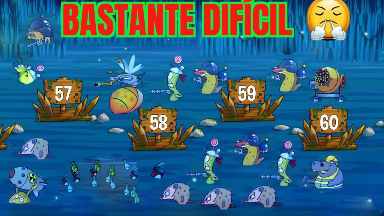 Swamp Attack superando el desafío (parte 10) nuevos niveles